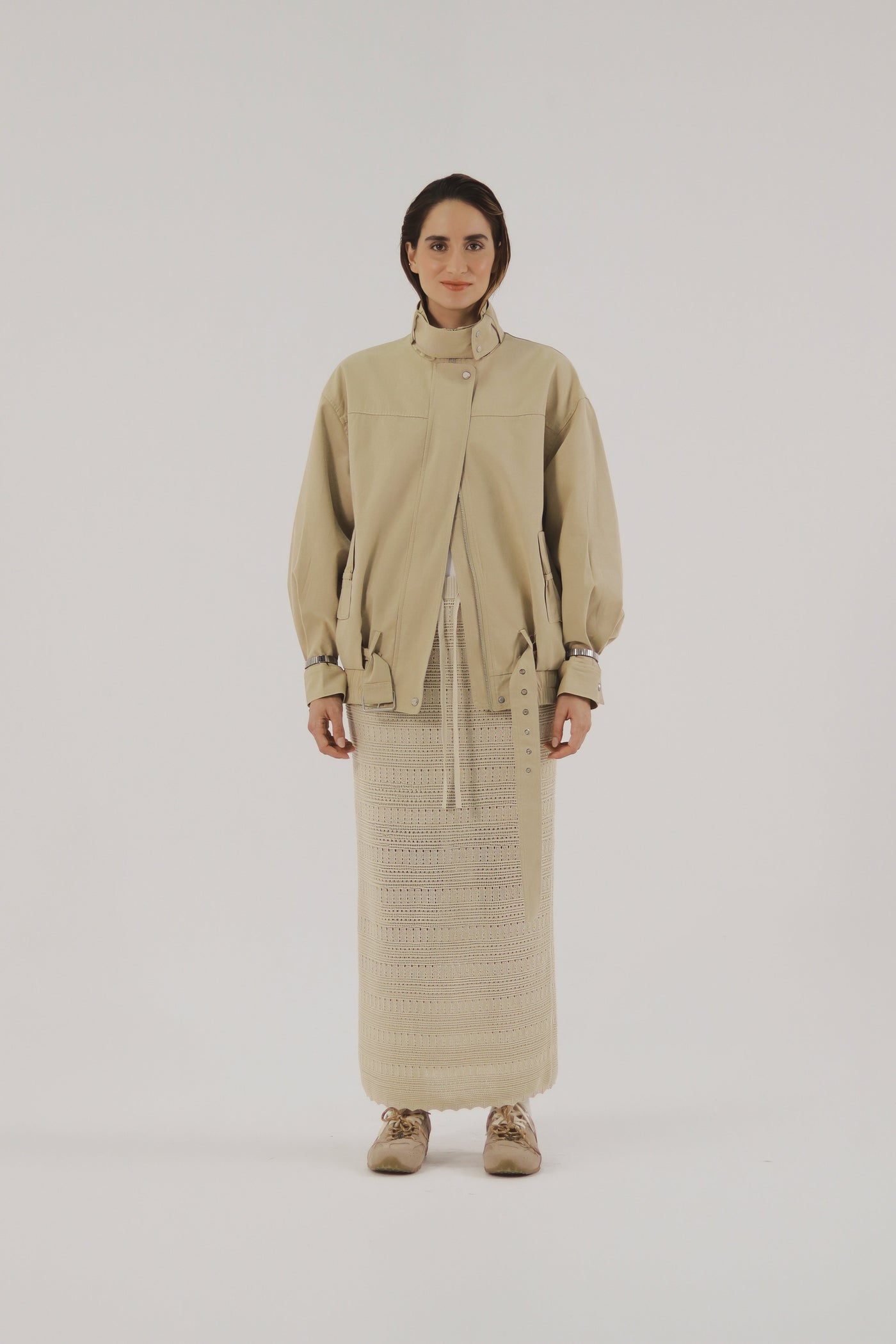 Chaqueta Globo Beige