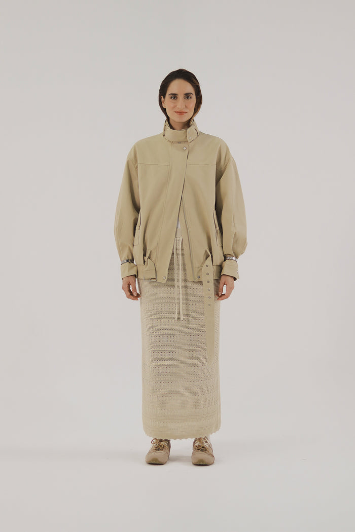 Chaqueta Globo Beige