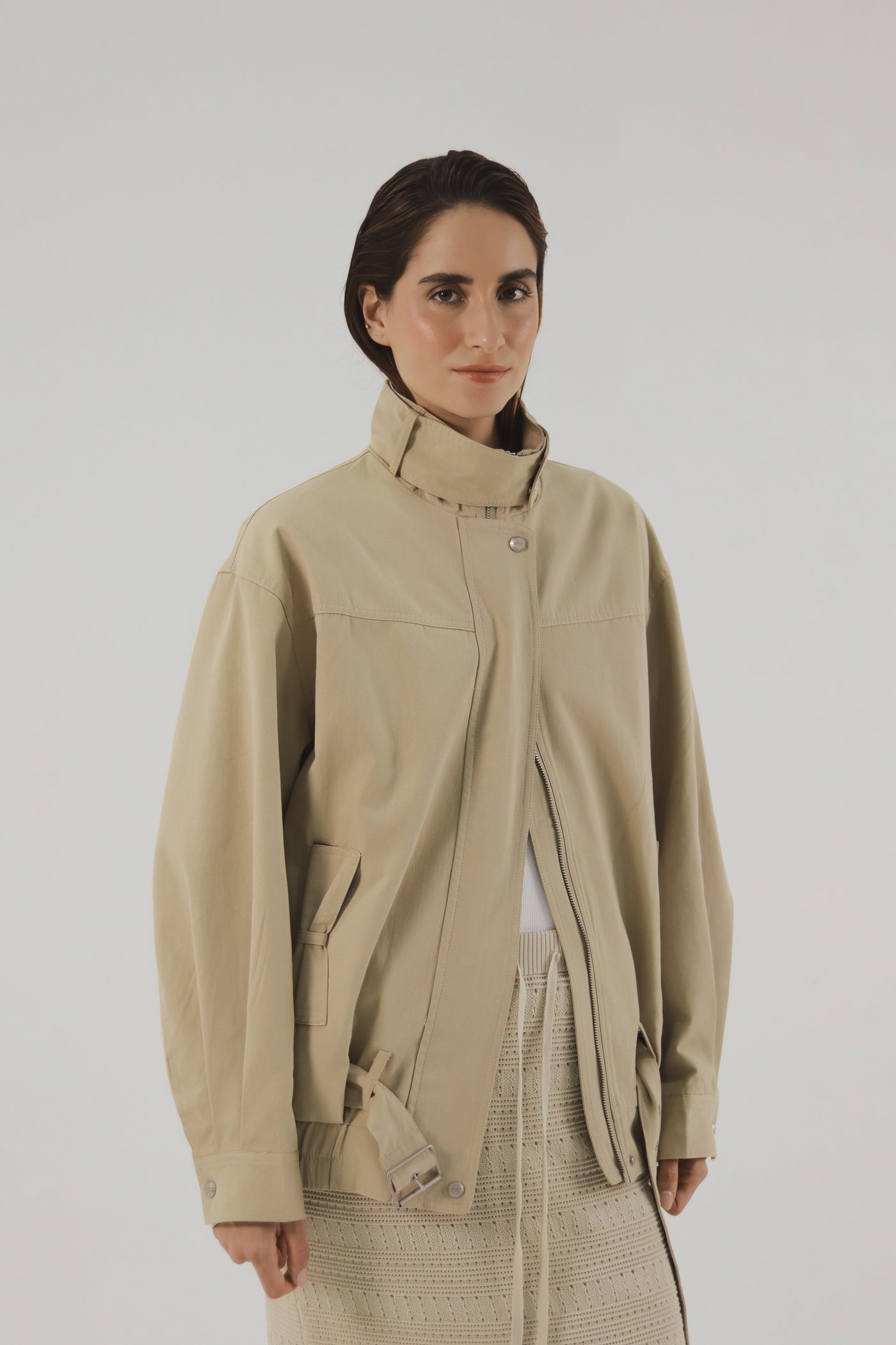 Chaqueta Globo Beige