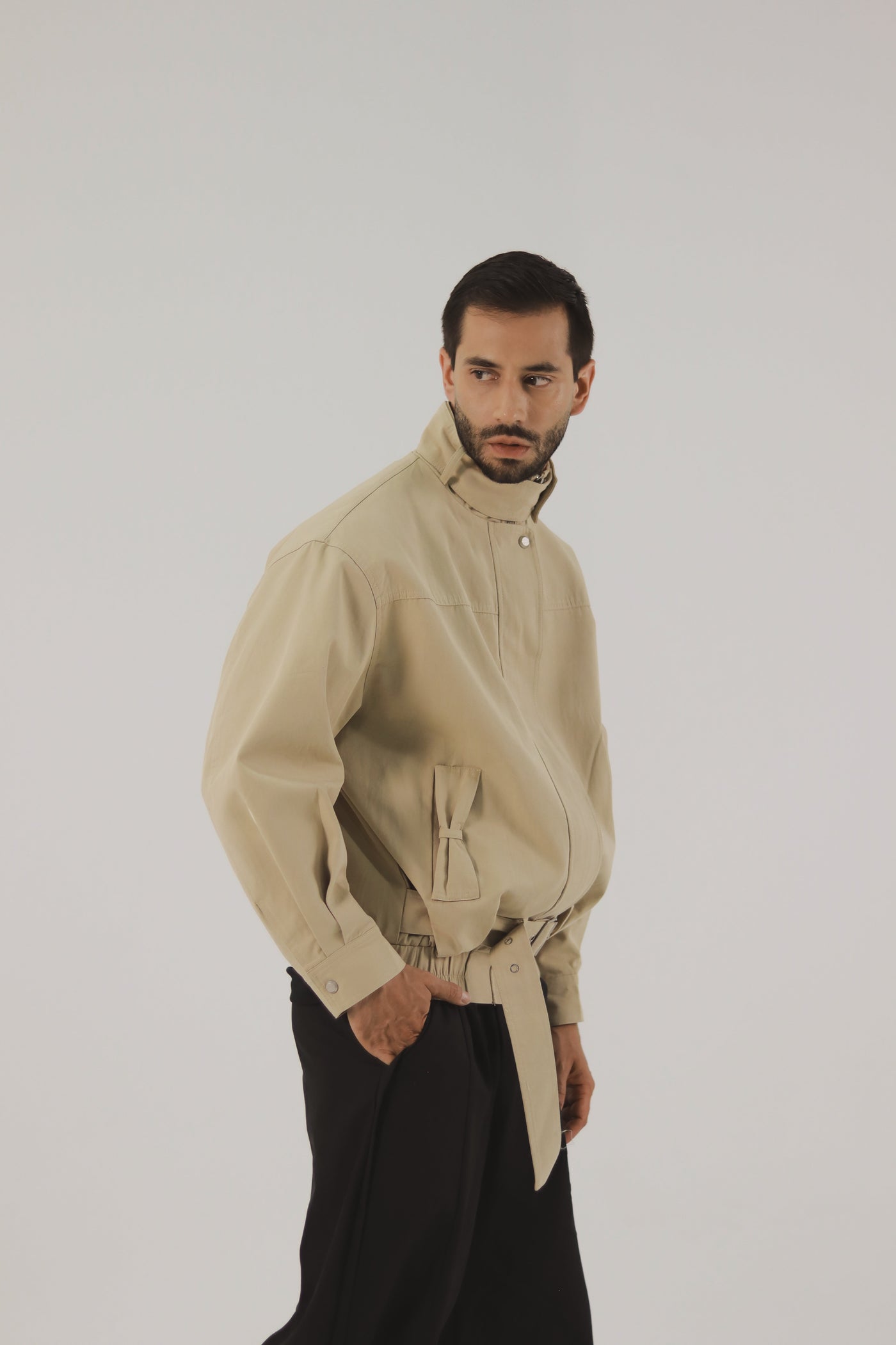 Chaqueta Globo Beige