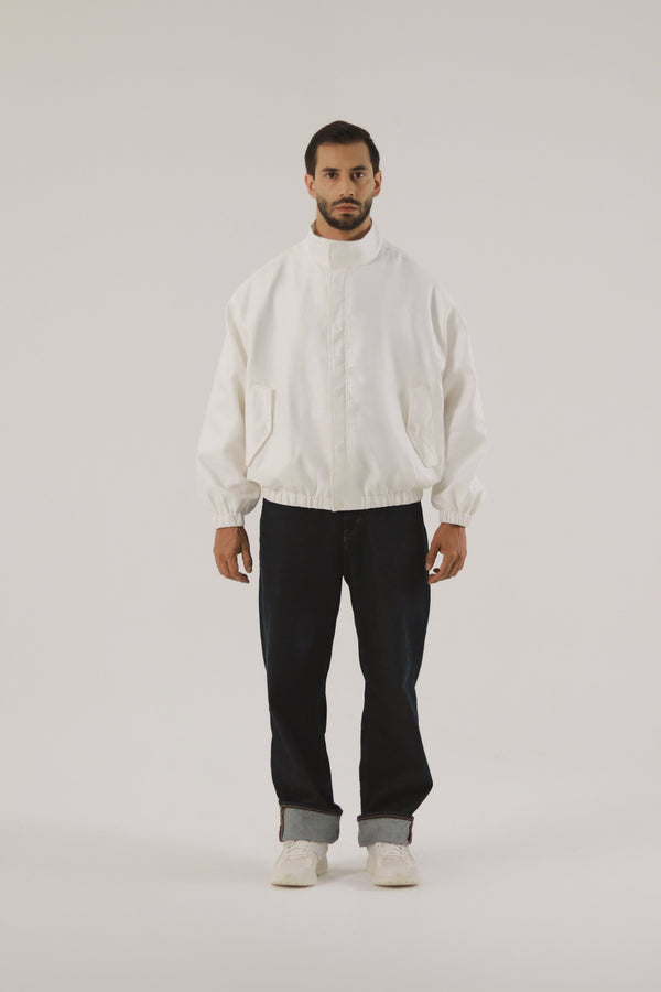 Chaqueta Mao Blanco