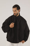 Chaqueta Mao Negro