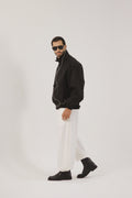 Chaqueta Mao Negro
