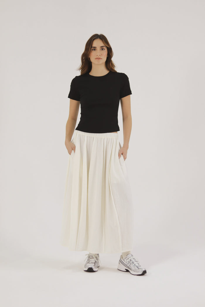 Falda Duna Blanco