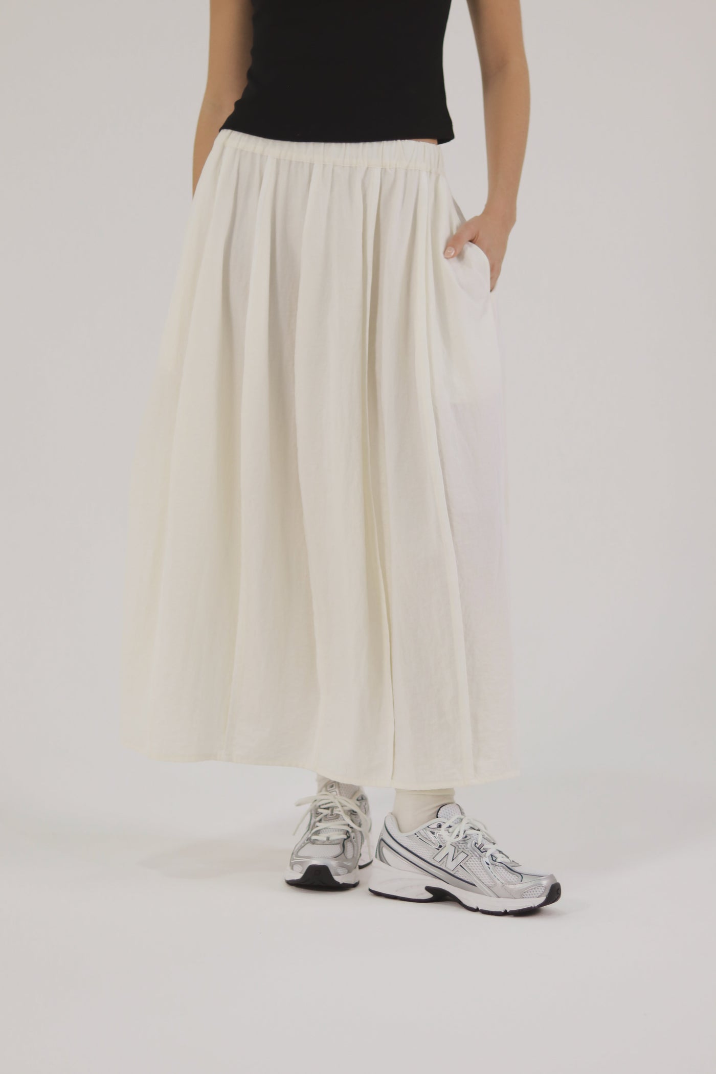 Falda Duna Blanco