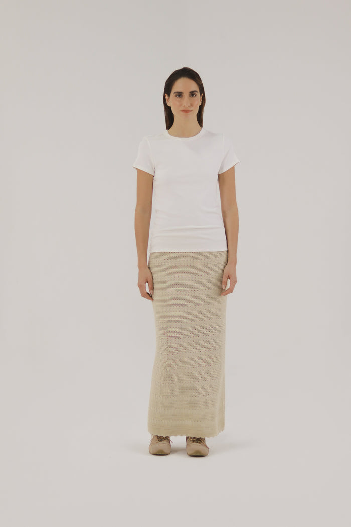 Falda Rivera Beige