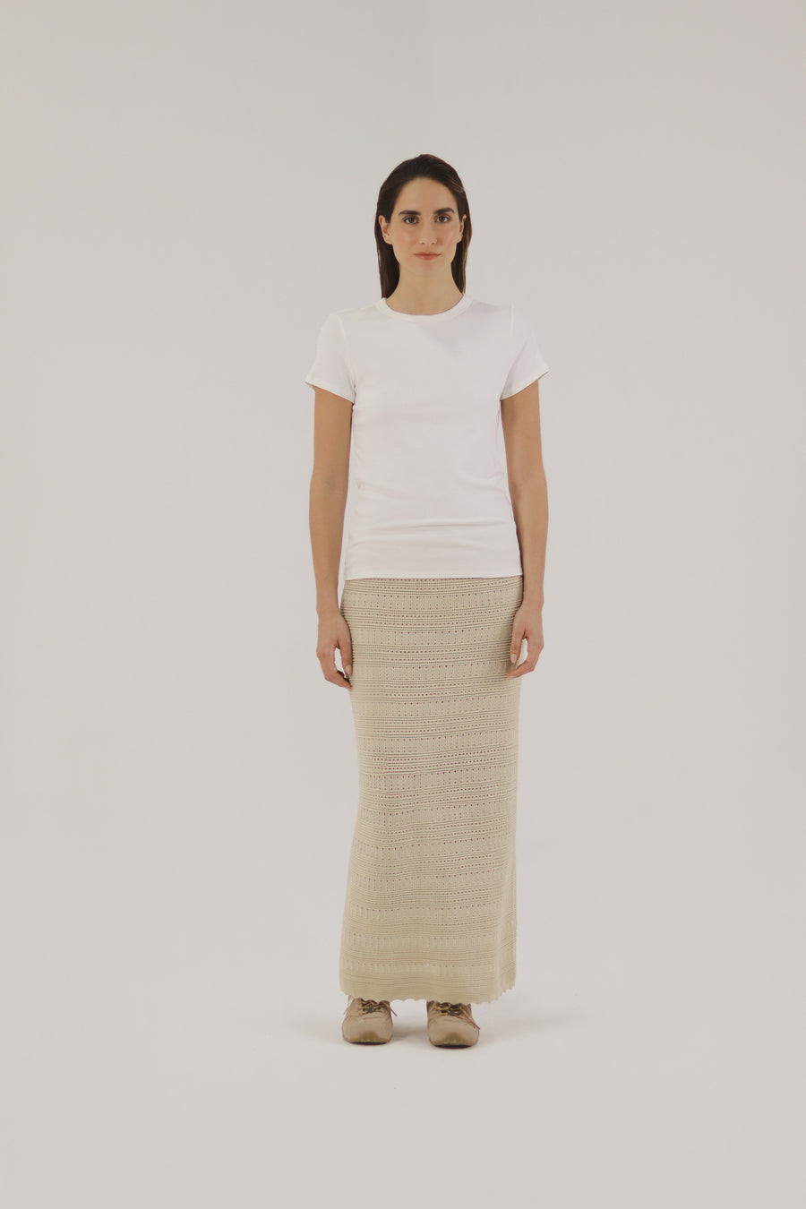 Falda Rivera Beige