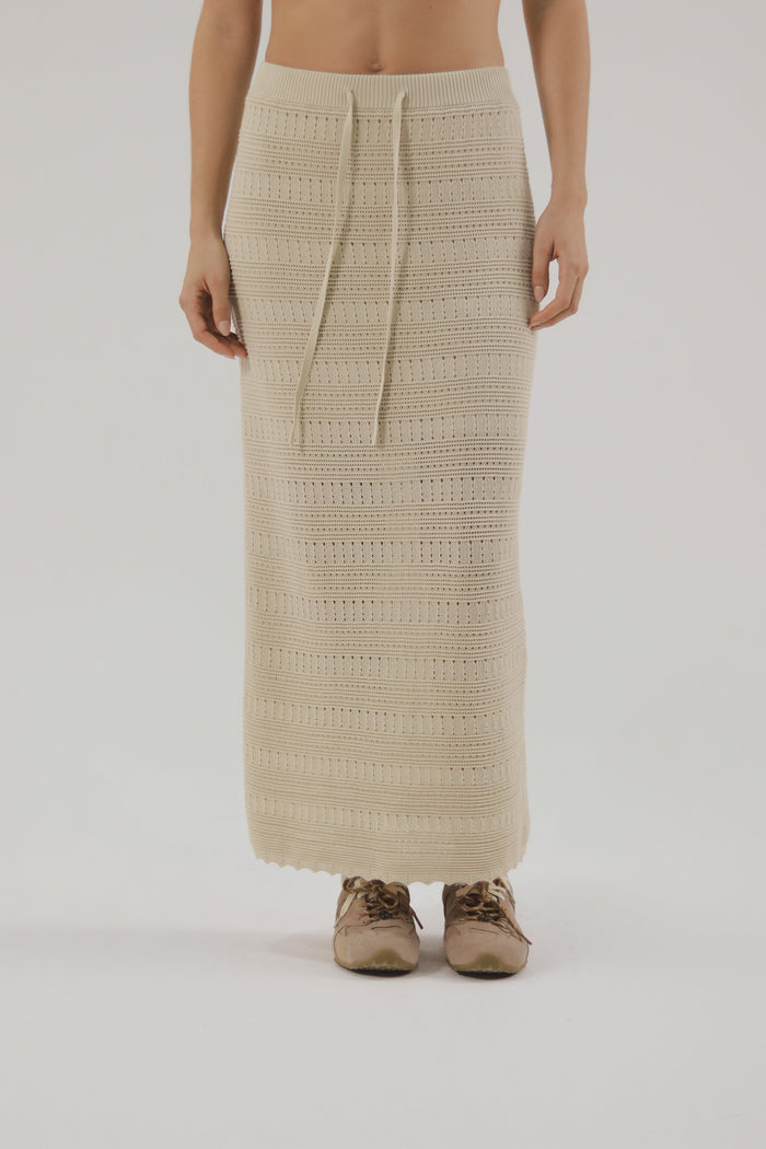Falda Rivera Beige