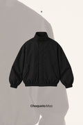 Chaqueta Mao Negro, vista adicional - C1entoUno