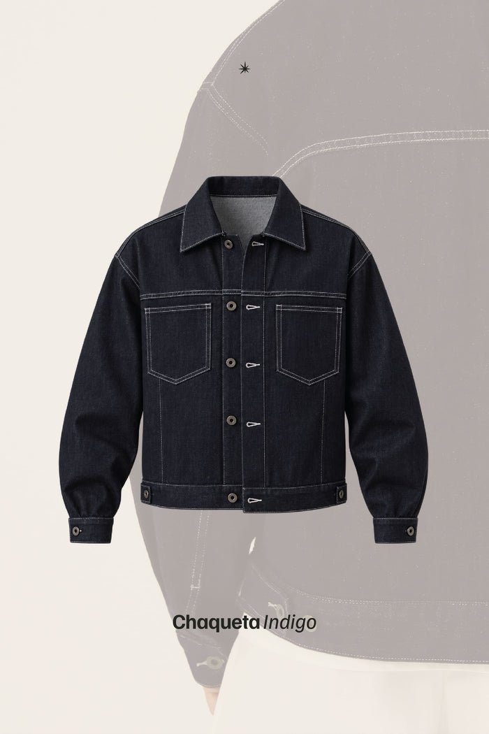 Chaqueta Indigo Azul
