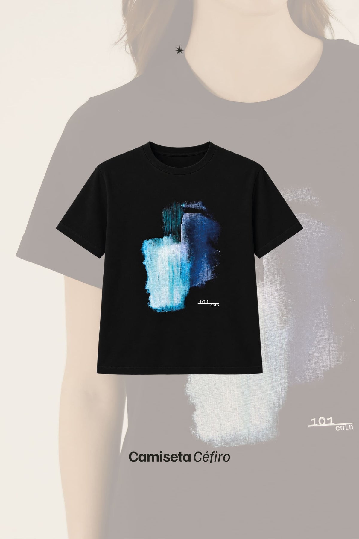 Camiseta Céfiro Negro