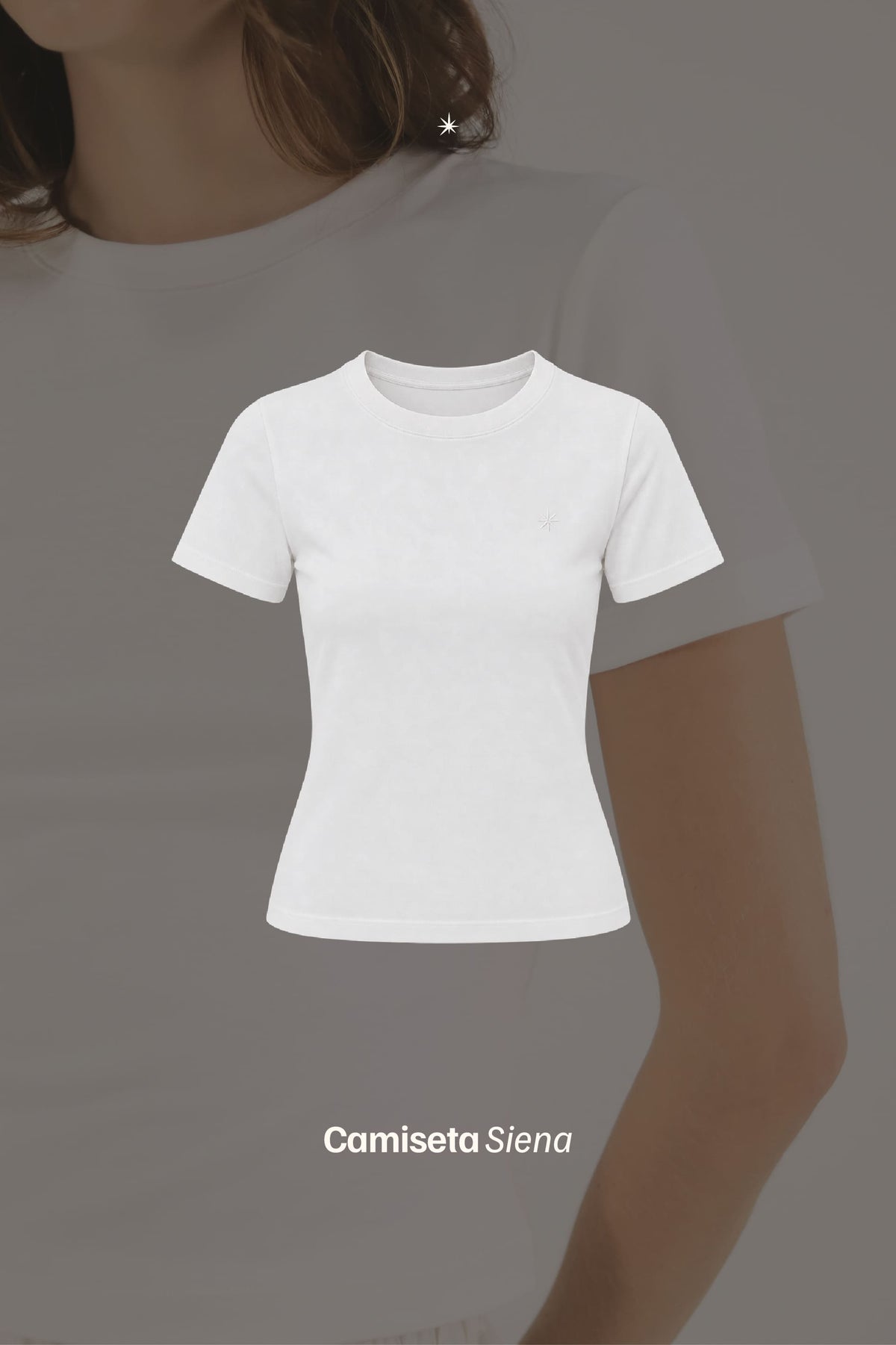 Camiseta Siena Blanco, vista adicional - C1entoUno