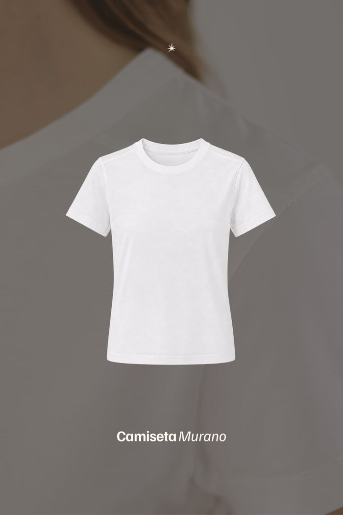 Camiseta Murano Blanco, vista adicional - C1entoUno