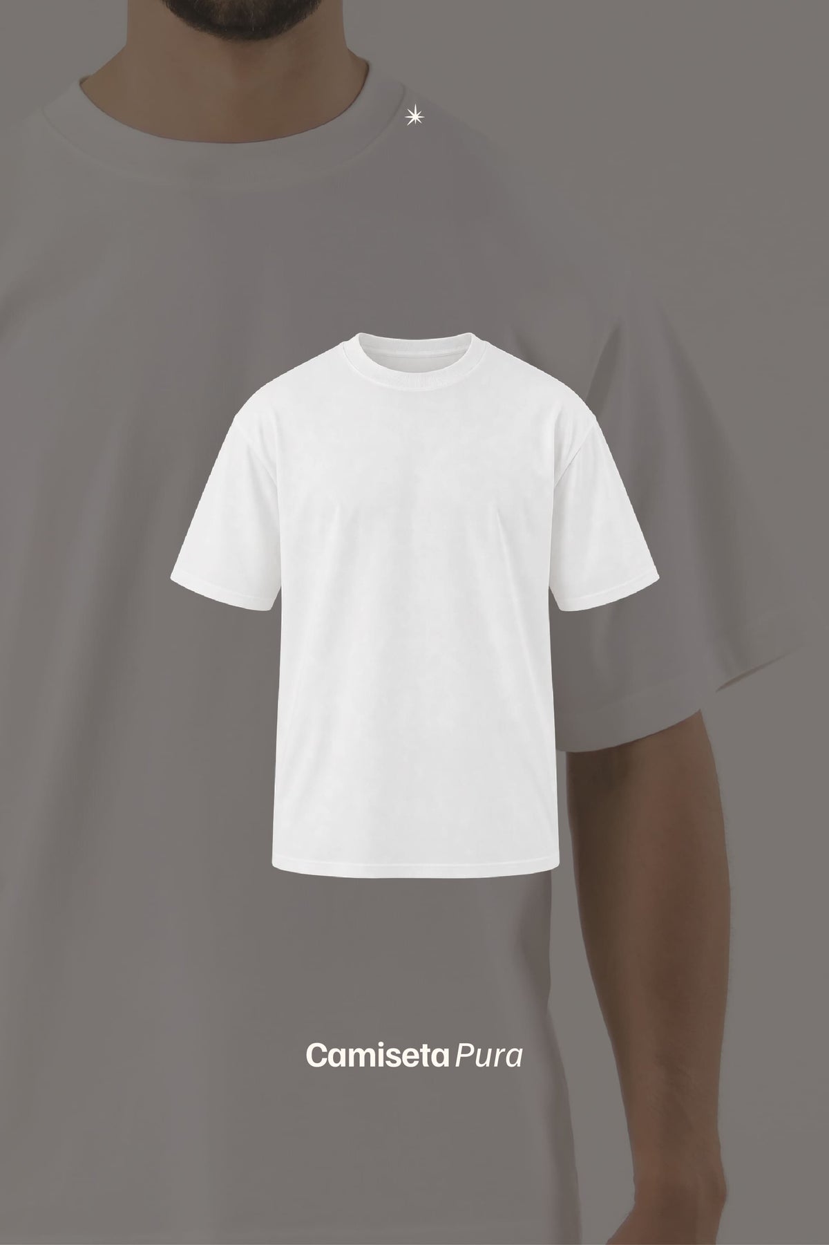 Camiseta Pura Blanco, vista adicional - C1entoUno
