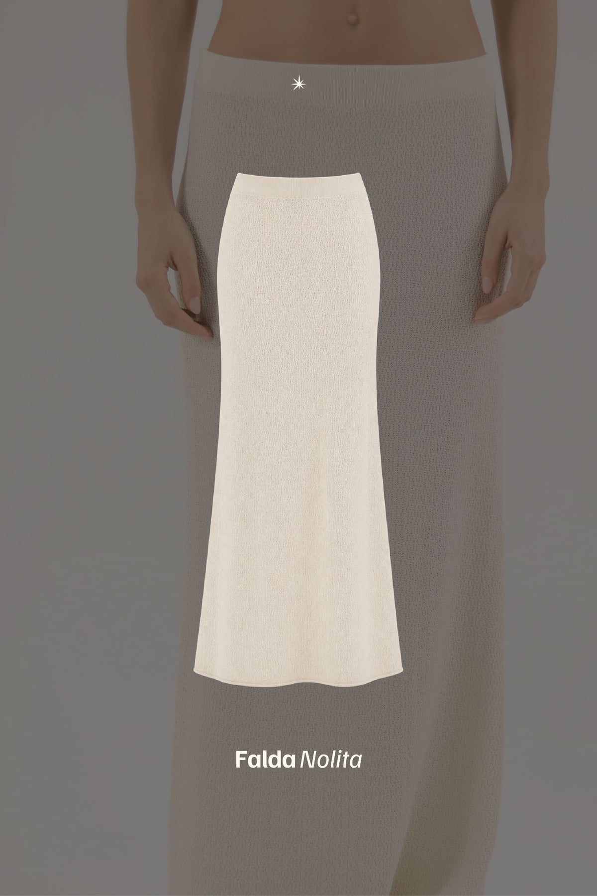 Falda Nolita Beige, vista adicional - C1entoUno