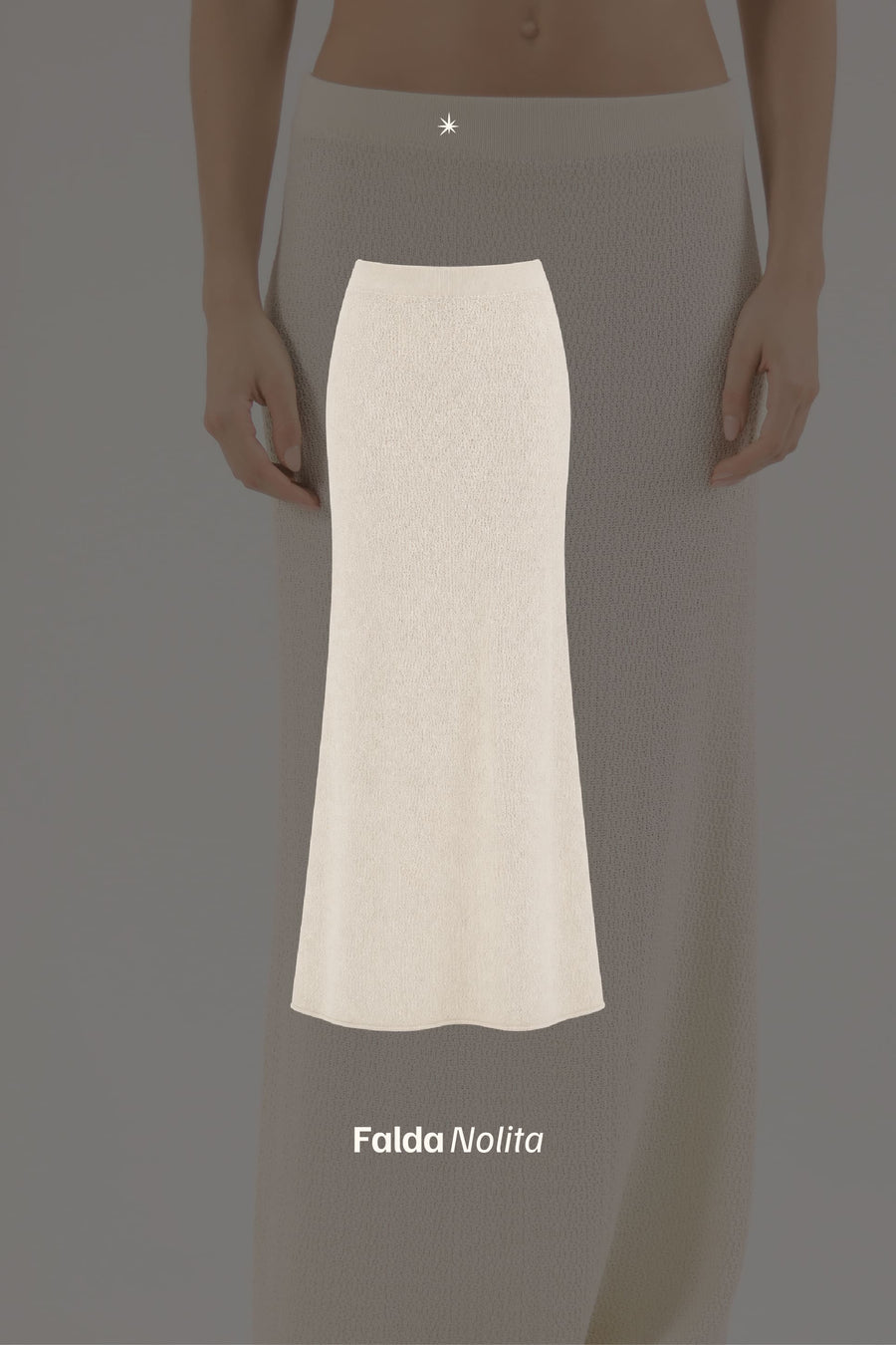 Falda Nolita Beige, vista adicional - C1entoUno