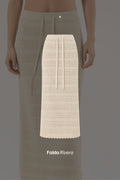 Falda Rivera Beige, vista adicional - C1entoUno