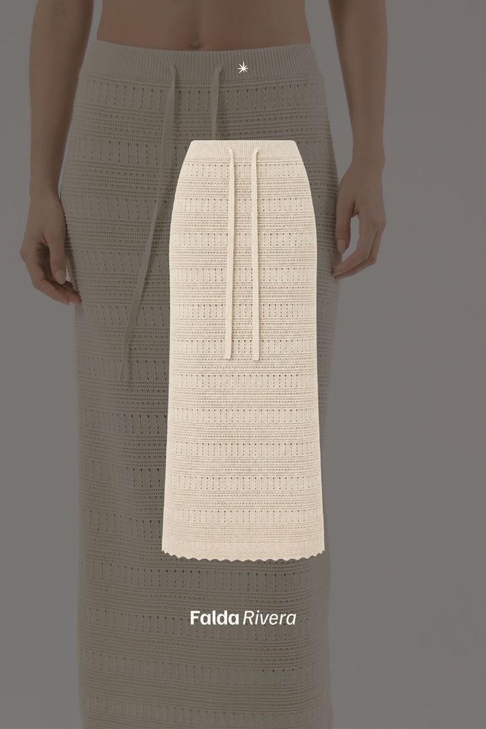 Falda Rivera Beige