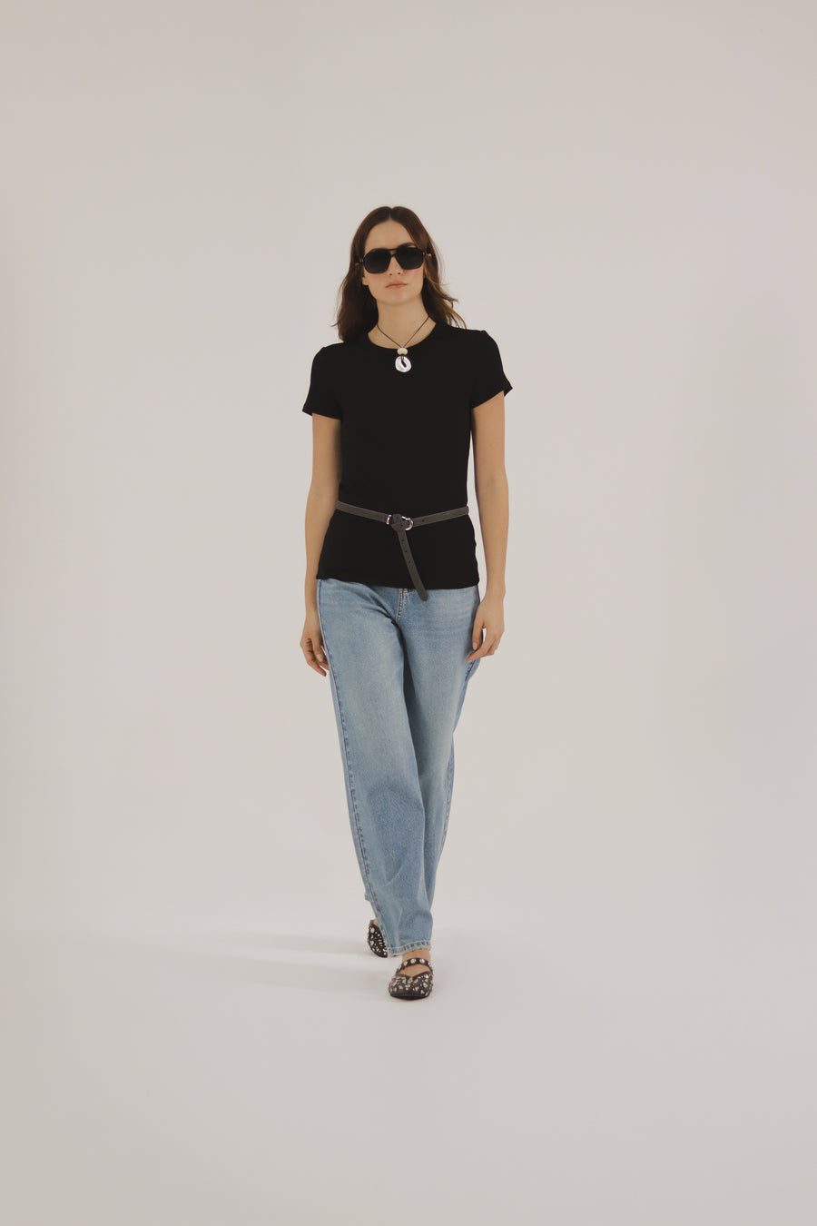Camiseta Caída Negro