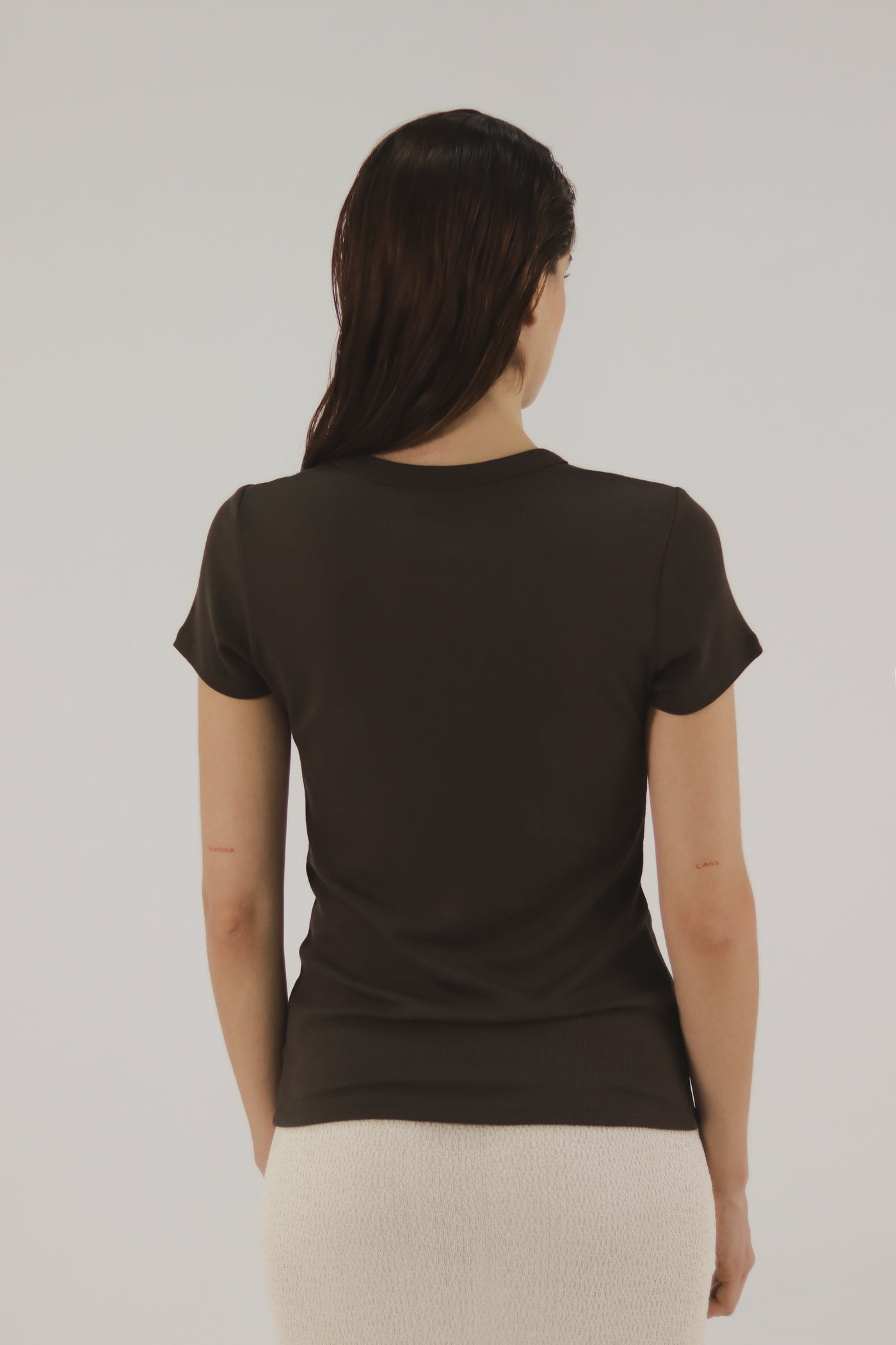 Camiseta Caída Gris