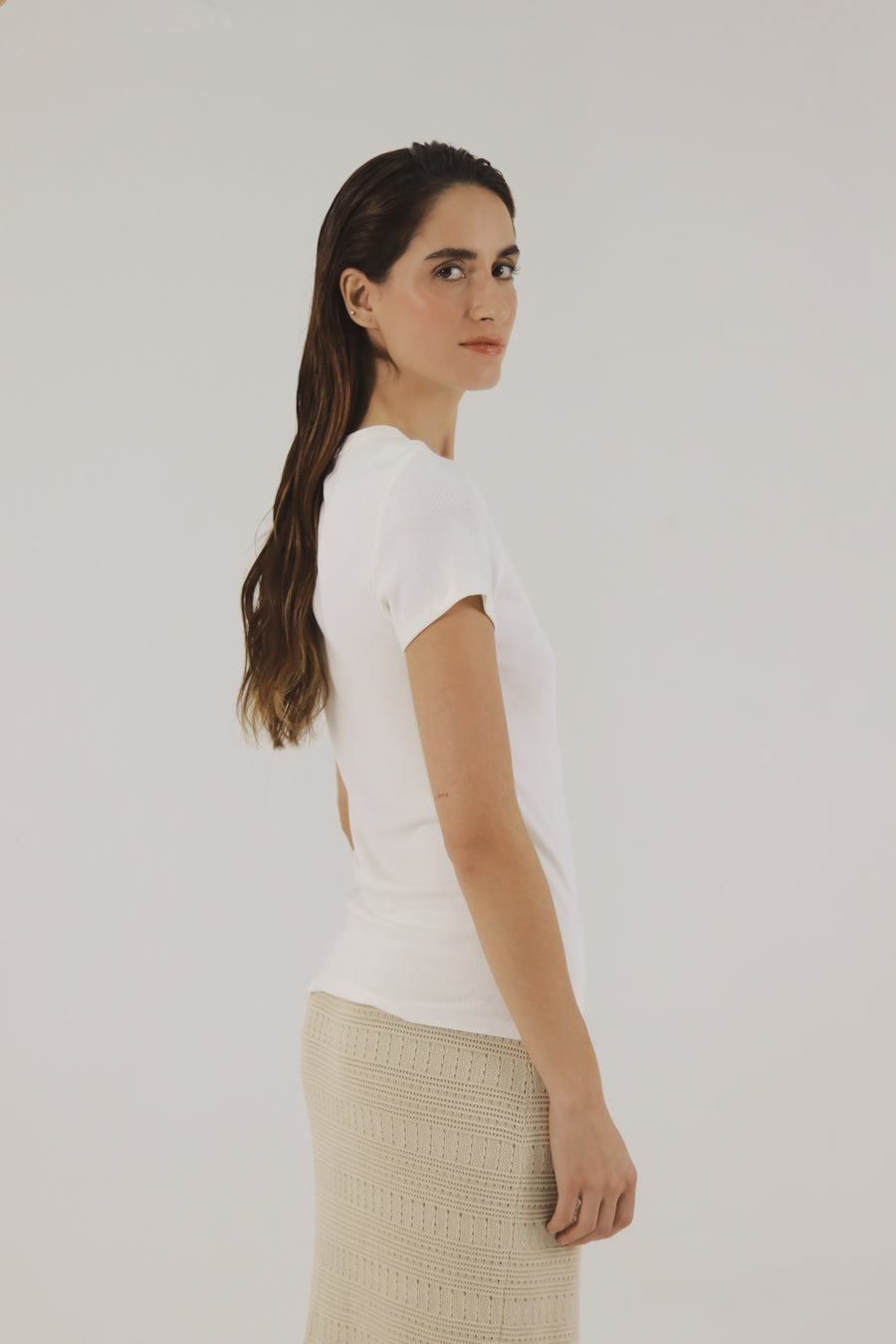 Camiseta Caída Blanco