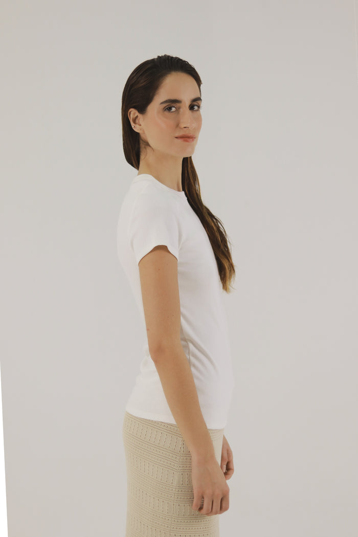 Camiseta Caída Blanco
